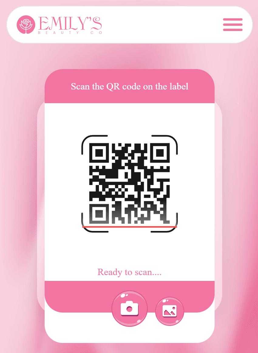 In-browser QR scanner optimized for a fast, app-like experience