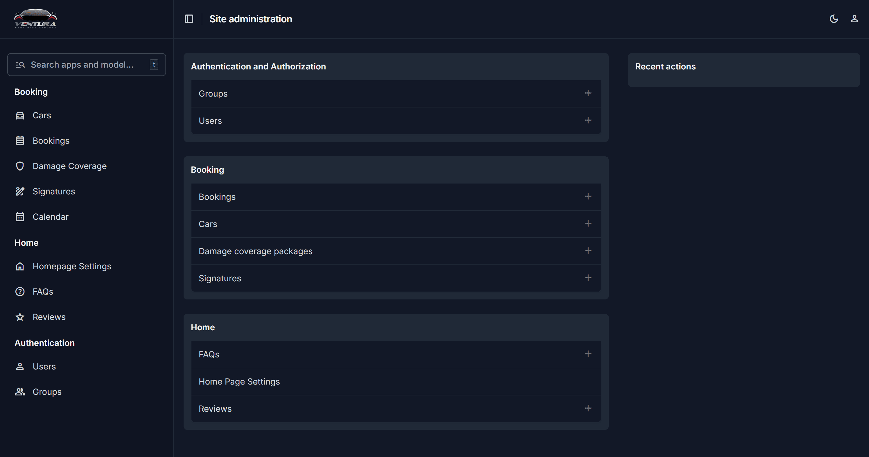 Admin Panel